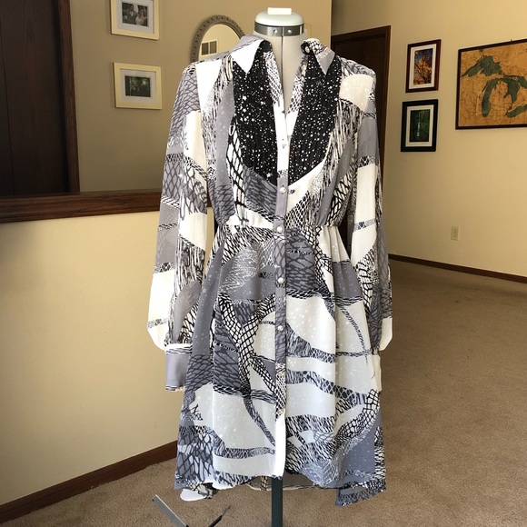 Kirna Zabete Dresses & Skirts - Stellar + Abstract Shirt Dress